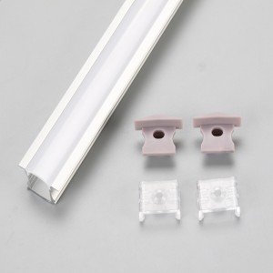 profilo di alluminio super slim mm larghezza superficie - montaggio