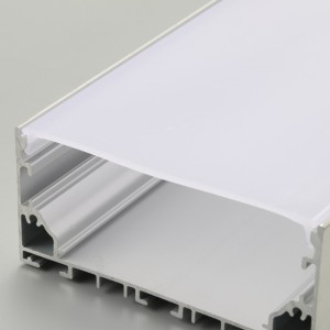 hot vendita condotto alluminio profilo portato strip, estrusione di metallo fine caps