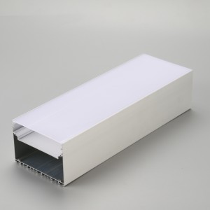 profilo di copertura in alluminio satinato pc ha luce cornice lineare
