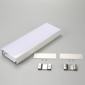 Profilo di canale in alluminio con striscia LED personalizzata da 1 m