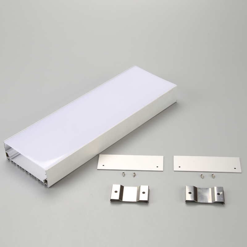 Profilo di canale in alluminio con striscia LED personalizzata da 1 m